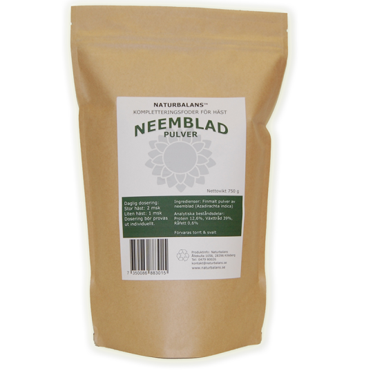 Naturbalans NEEMBLADSPULVER eko 750 gram