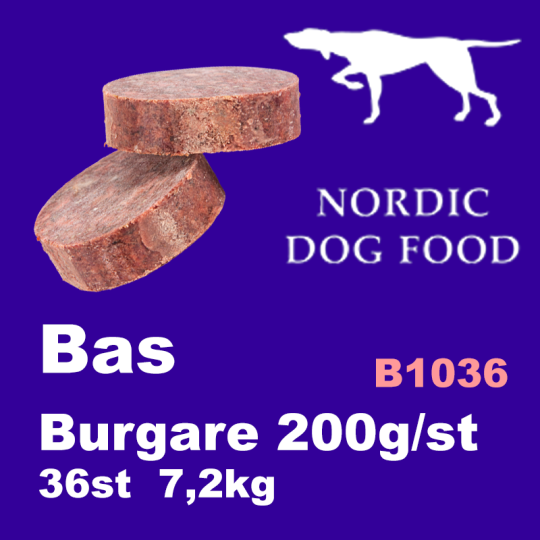 B1036 Bas Burgare  7,2kg 36st a 200g