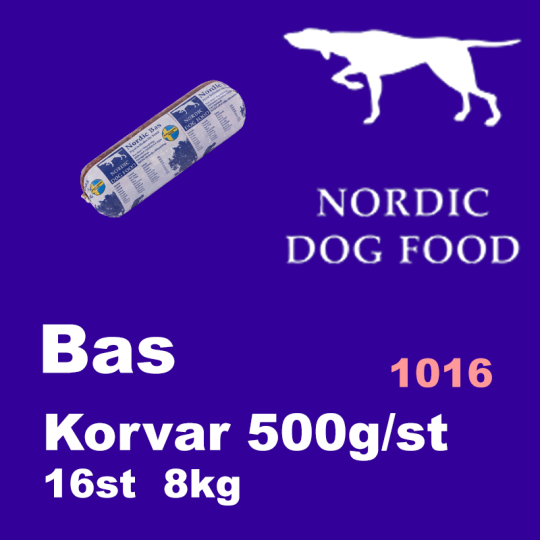 1016-Bas 8kg 16st, 500g st KORVAR