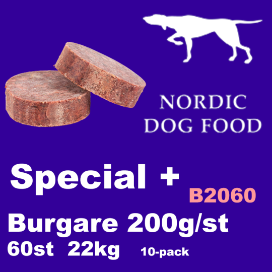 SP+ Burgare: 60 st á 200 gram 10-pack, B2060FB