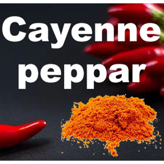 Cayennepappar malen