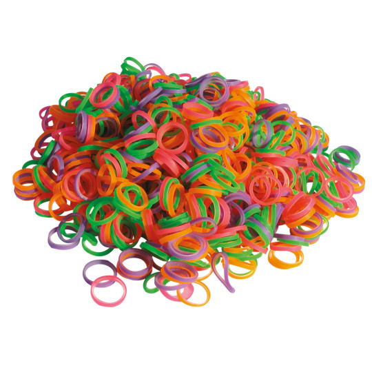 Gummiband - Vit