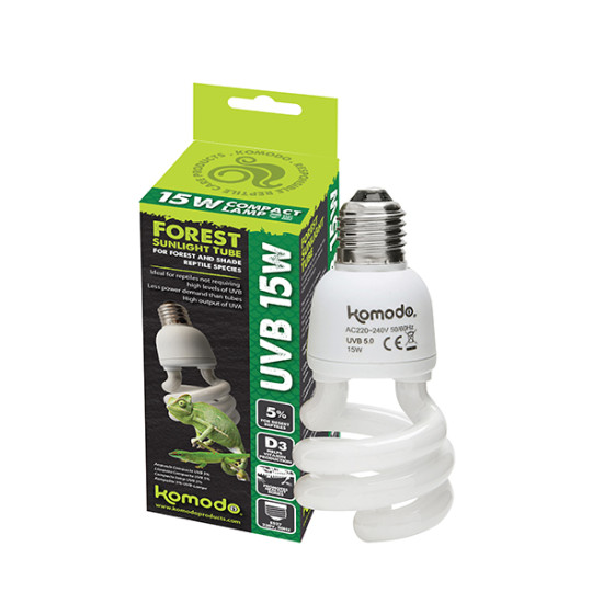 Compact Lamp UVB - 15 W, 2%