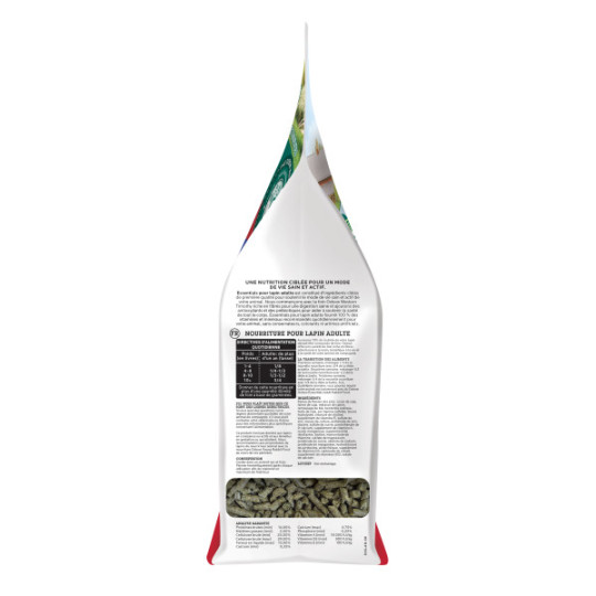 Kaninpellets för vuxna kaniner - 2.25 kg