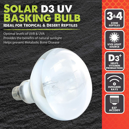 Solar D3 UV Basking Bulb - 160 W