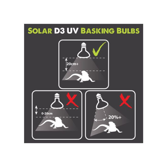 Solar D3 UV Basking Bulb - 160 W