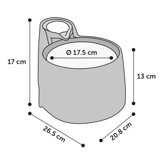 Vattenautomat 2,0 liter - Rosa