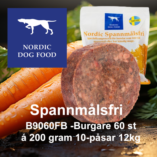 B9060FB -Spannmålsfri  Burgare 60 st a 200 gram 10-p