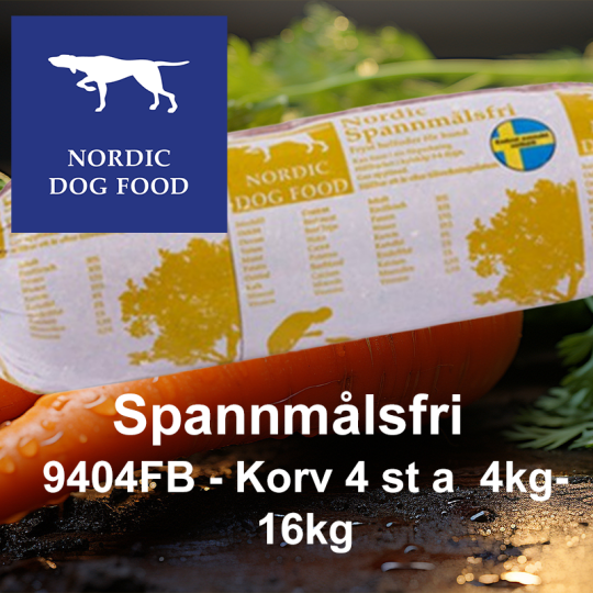 9404FB -Spannmålsfri Korv 4 st a  4kg- 16kg