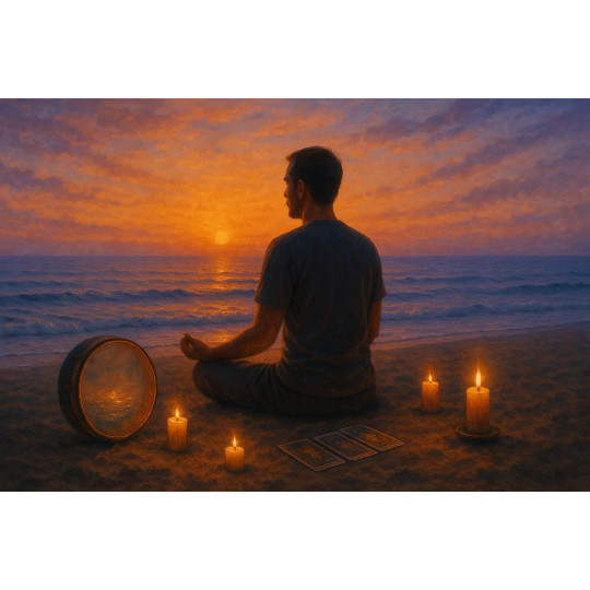Oceandrum, Meditation, Trataka och Tarot – En Kväll för Inre Lugn och Vägledning