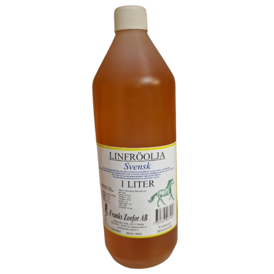 Svensk Linförolja 1 liter – Naturligt energitillskott