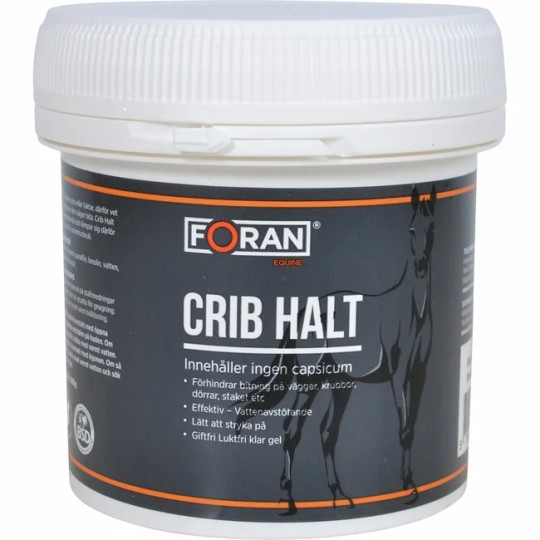 Antibit Foran Equine Crib Halt 500g – Effektivt skydd mot cribbing hos häst