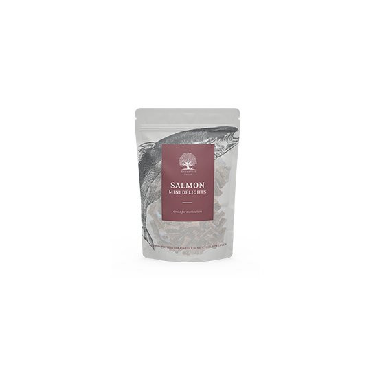Essential Salmon Mini Delights, Hundgodis, 100g