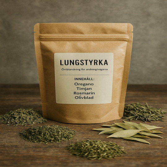 Lungstyrka – Örtblandning för andningsvägarna