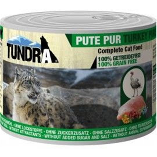 Tundra blötmat till katt - kalkon - 6x400g/fp