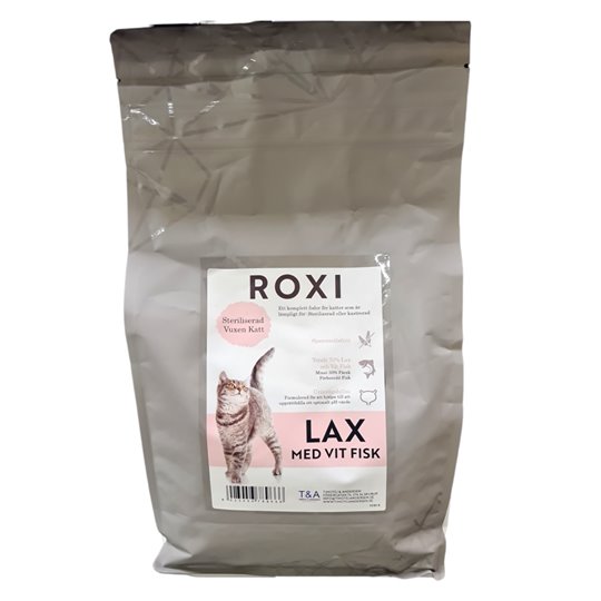 ROXI - Katt Steriliserad Lax och vit fisk Vuxen 1,5kg