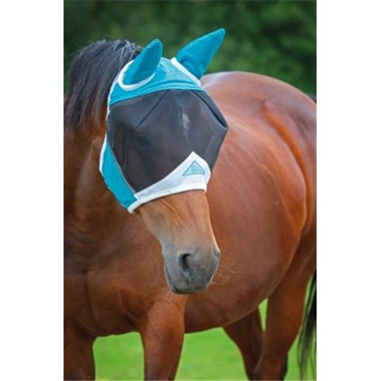 Shires Flughuva med Öron (TEAL/GREY, COB)